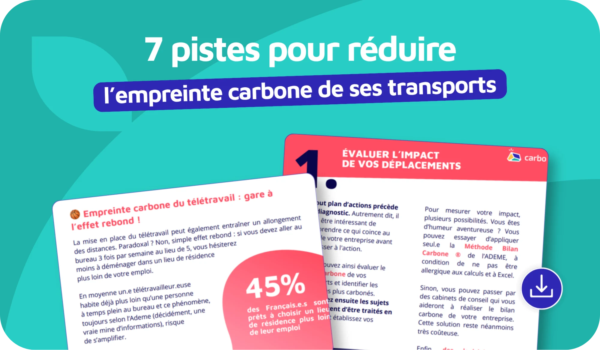 Guide gratuit 7 pistes pour r&eacute;duire l'empreinte carbone de ses transports