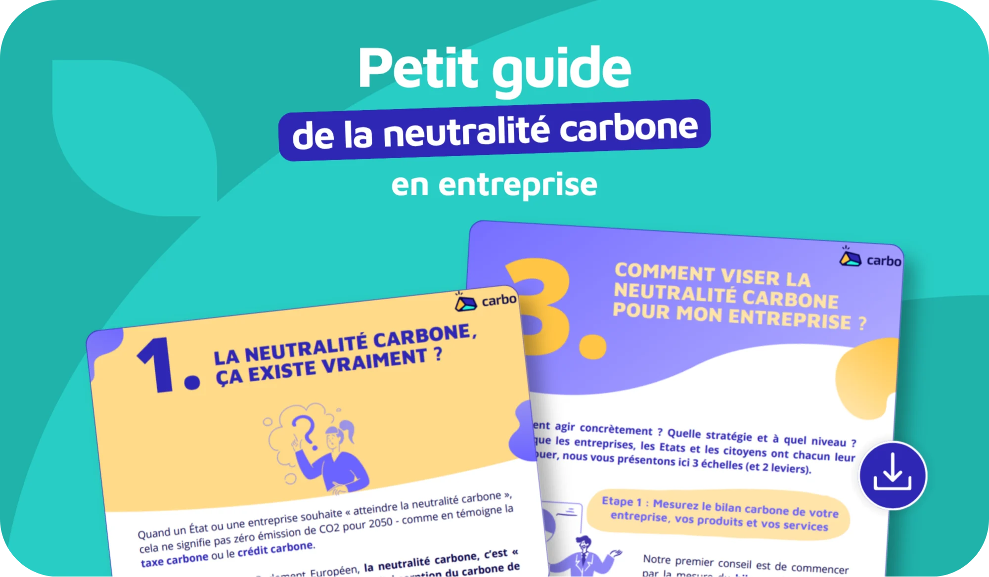 Guide gratuit sur la neutralité carbon en entreprise