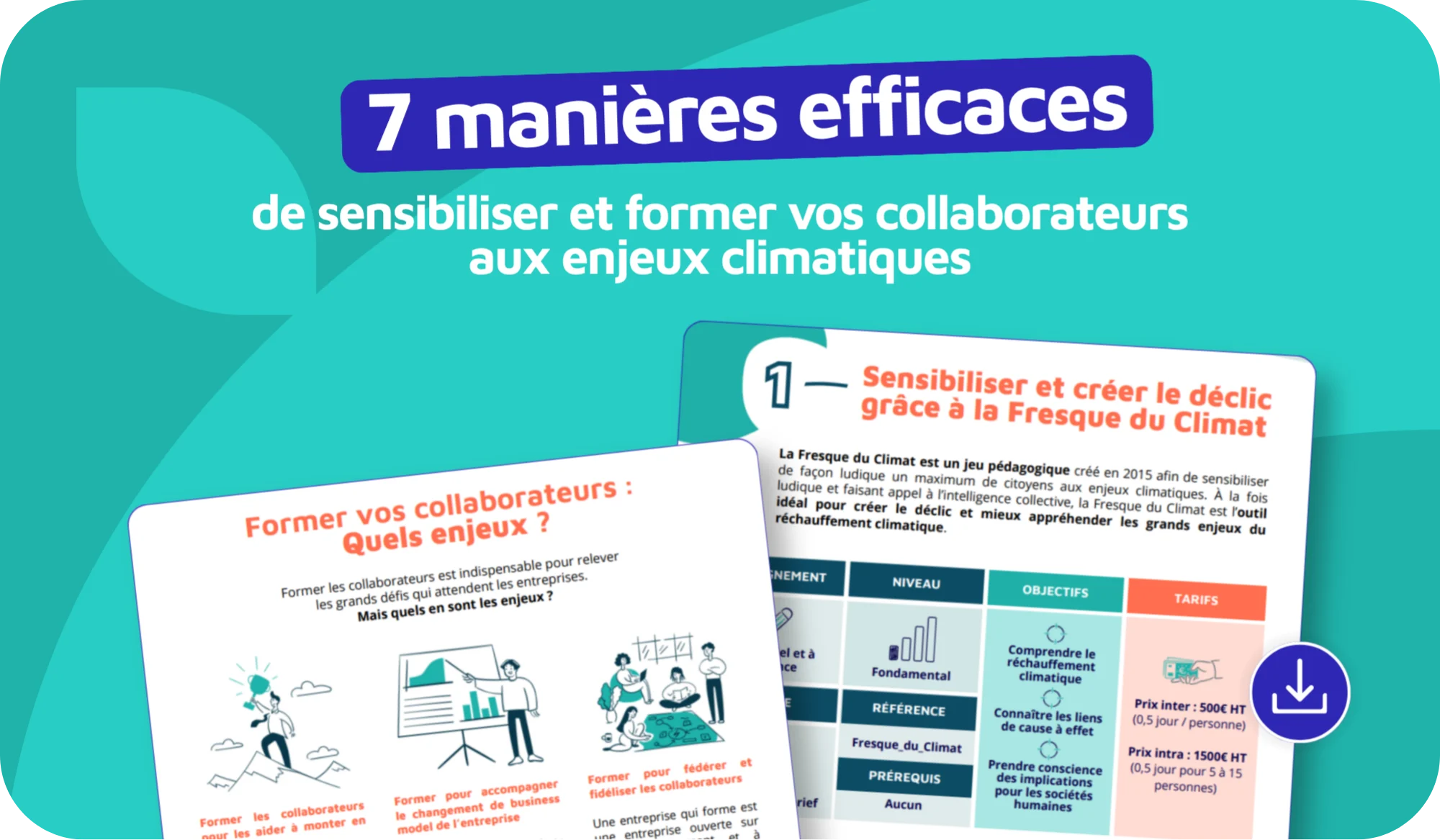 Guide gratuit : 7 mani&egrave;res efficaces de sensibiliser et former ses collaborateurs aux enjeux environnementaux