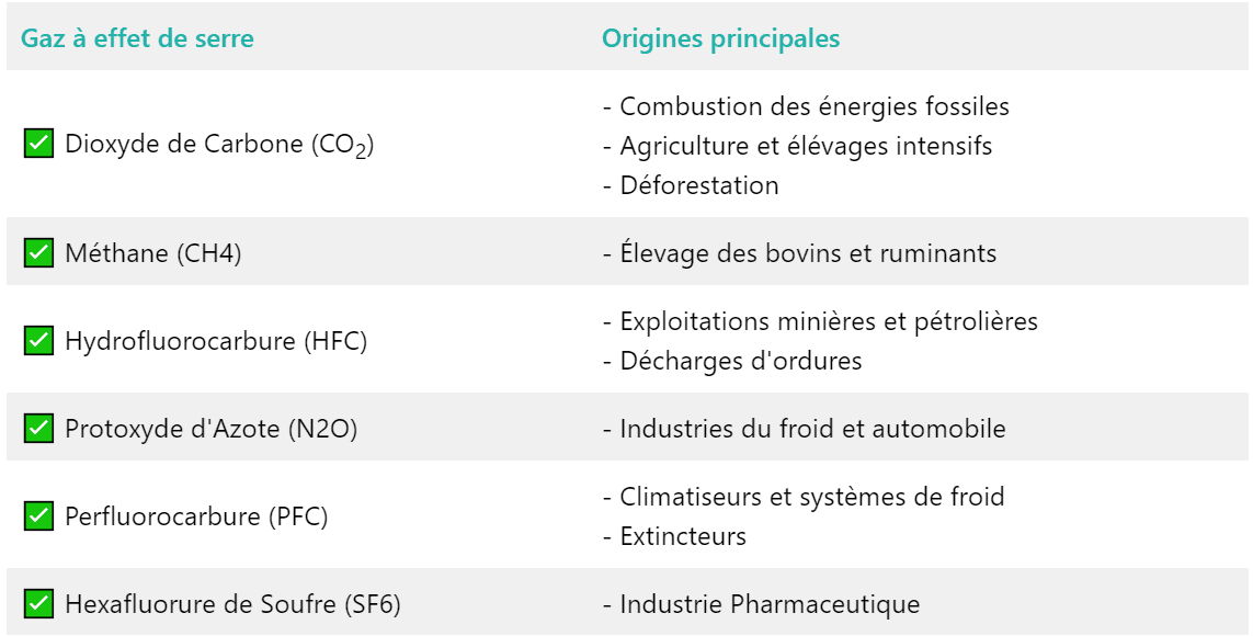 Gaz à effet de serre : le guide complet - Carbo