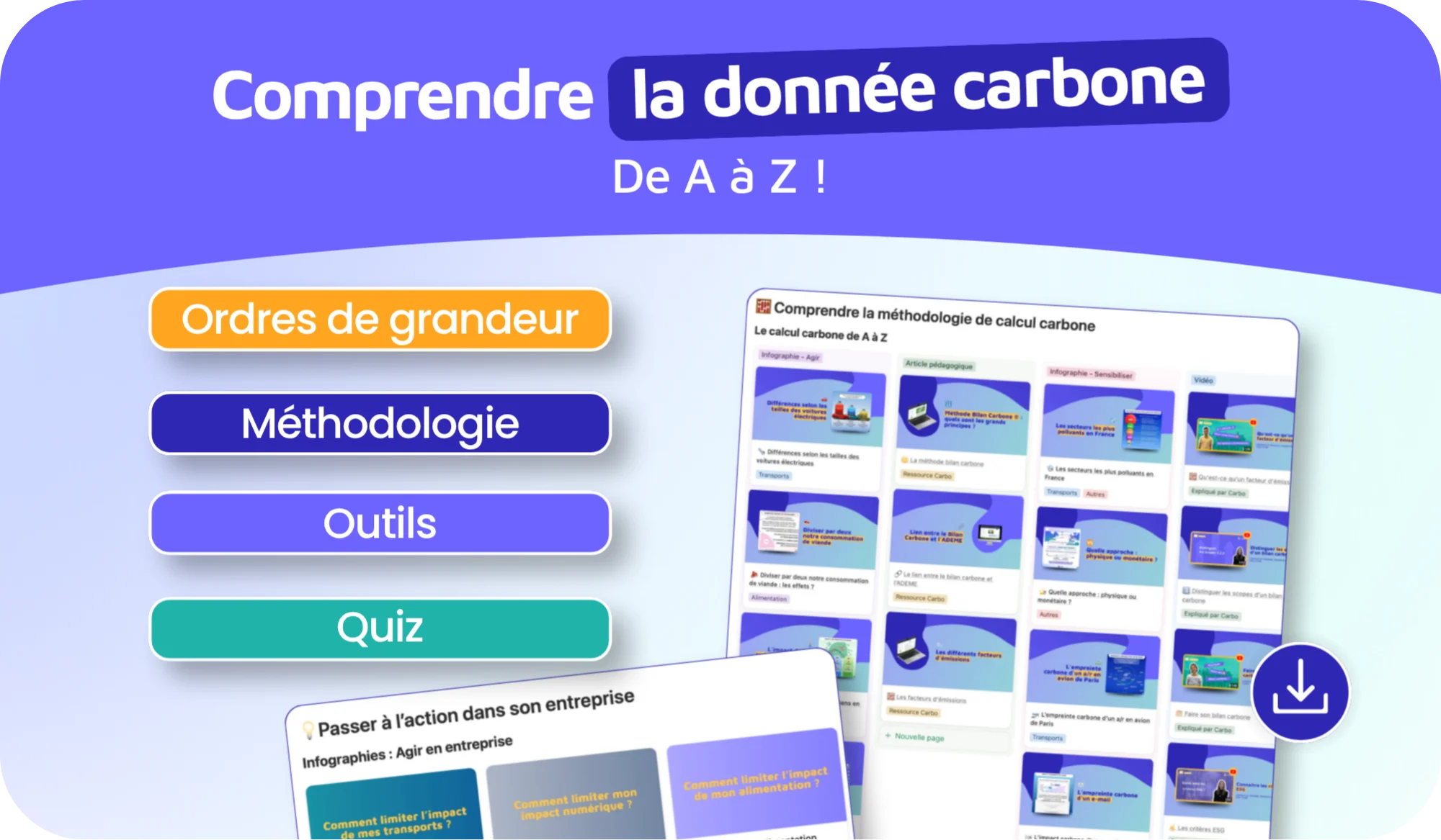 Ressource gratuite pour comprendre la donn&eacute;e carbone de A &agrave; Z