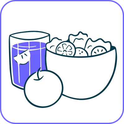 Pictogramme alimentation éco-responsable