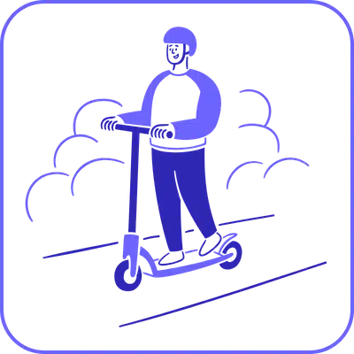 Pictogramme mobilité professionnelle durable