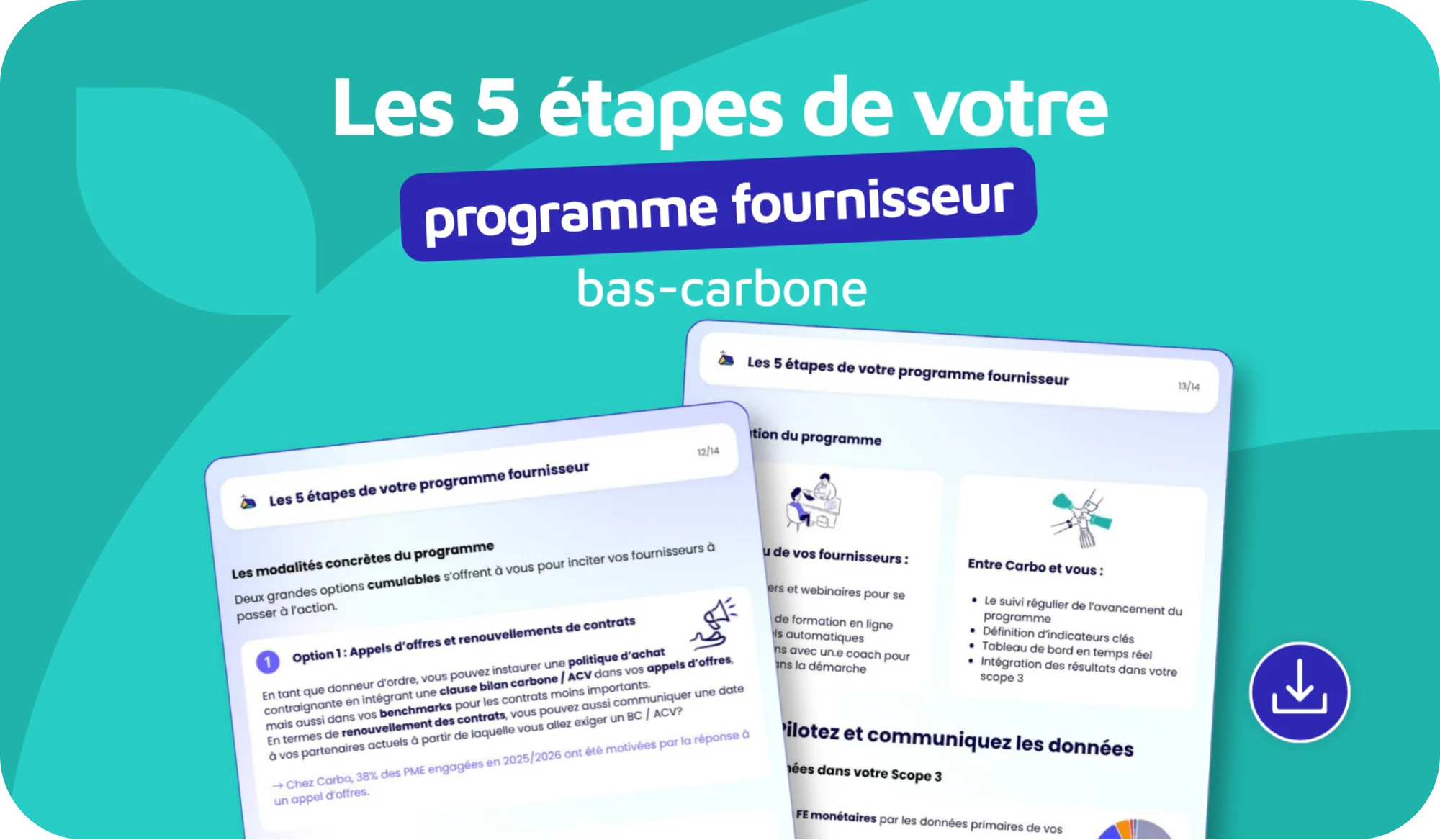 ressource gratuite programme fournisseur bas-carbone