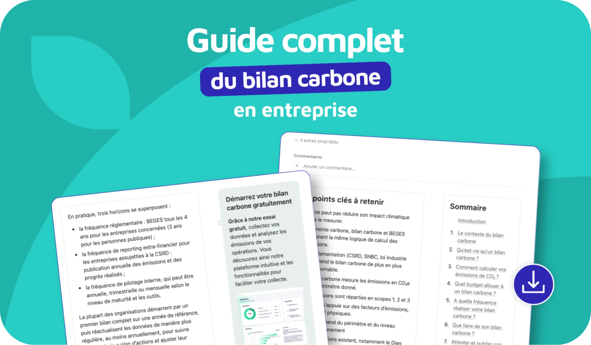 Ressource gratuite bilan carbone entreprise